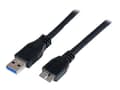 Miniatyrbild 1 av 5: StarTech.com USB3CAUB1M USB-kablar 1 m USB 3.2 Gen 1 (3.1 Gen 1) USB A Micro-USB B Svart
