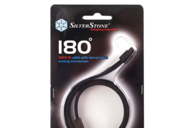 SilverStone CP07 - SATA-kabel - Serial ATA 150/300/600 - SATA (hun) til SATA (hun) - 50 cm - sort