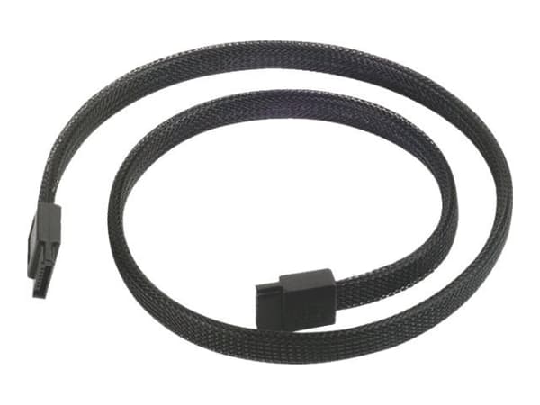 SilverStone CP07 - SATA-kabel - Serial ATA 150/300/600 - SATA (hun) til SATA (hun) - 50 cm - sort