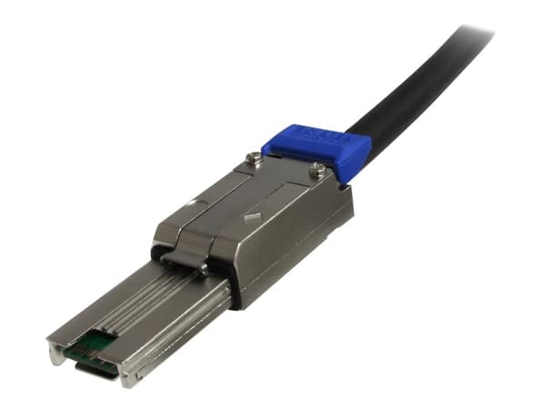 StarTech.com 1m External Mini SAS Cable - Serial Attached SCSI SFF-8088 to SFF-8088 - 2x SFF-8088 (M) - 1 meter, Black (ISAS88881) - Extern SAS-kabel
