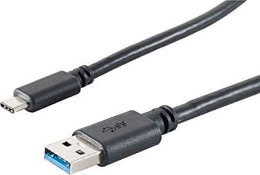 S-Conn 77141-1.8, 1,8 m, USB C, USB A, USB 3.2 Gen 1 (3.1 Gen 1), Svart