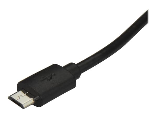 StarTech.com USB C to Micro USB Cable 2m 6ft - USB-C to Micro USB Charge Cable - USB 2.0 Type C to Micro B - Thunderbolt 3 Compatible (USB2CUB2M) - U