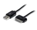 Miniatyrbilde 3 av 5: StarTech.com USB2SDC2M mobiltelefonkabel Sort 2 m USB A Samsung 30-pin