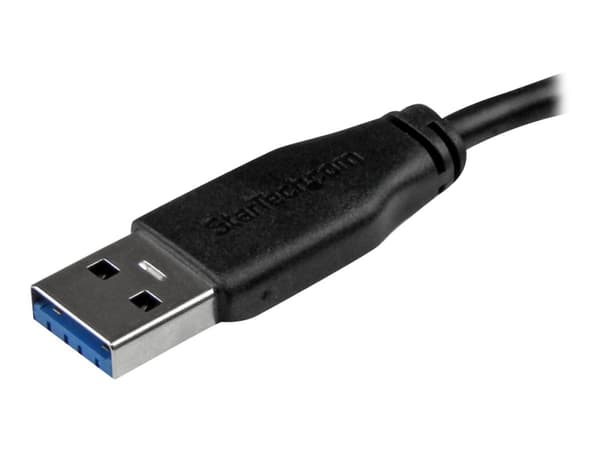 StarTech.com USB3AUB2MS USB-kabel 2 m USB 3.2 Gen 1 (3.1 Gen 1) USB A Micro-USB B Sort
