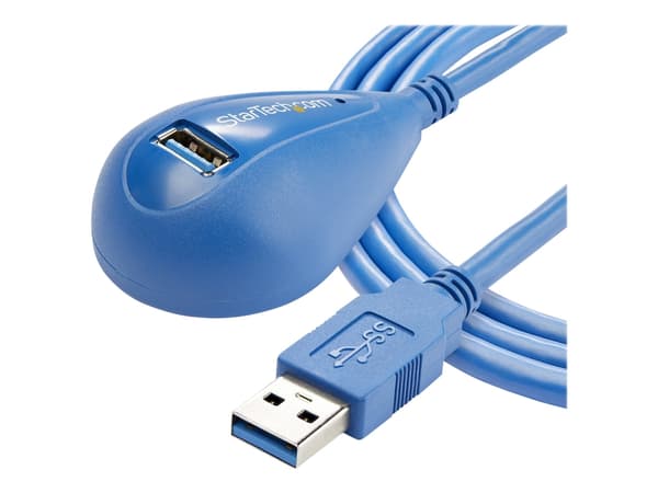 StarTech.com 1,5 m SuperSpeed USB 3.0-förlängningskabel till skrivbordet - A till A M/F