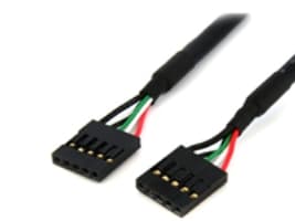 StarTech.com 24in Internal 5 pin USB IDC Motherboard Header Cable F/F - USB cable - 5 pin IDC (F) to 5 pin IDC (F) - USB 2.0 - 2 ft - black - USBINT5