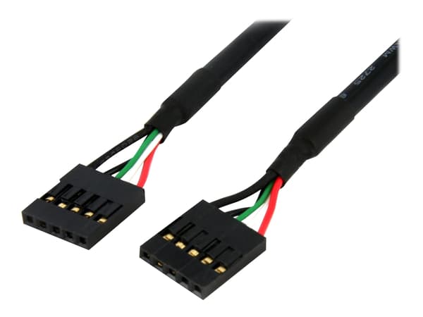StarTech.com 24in Internal 5 pin USB IDC Motherboard Header Cable F/F - USB cable - 5 pin IDC (F) to 5 pin IDC (F) - USB 2.0 - 2 ft - black - USBINT5