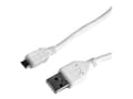 Miniatyrbild 2 av 5: Cablexpert - USB-kabel - mikro-USB typ B (hane) till USB (hane) - 50 cm - formpressad - vit