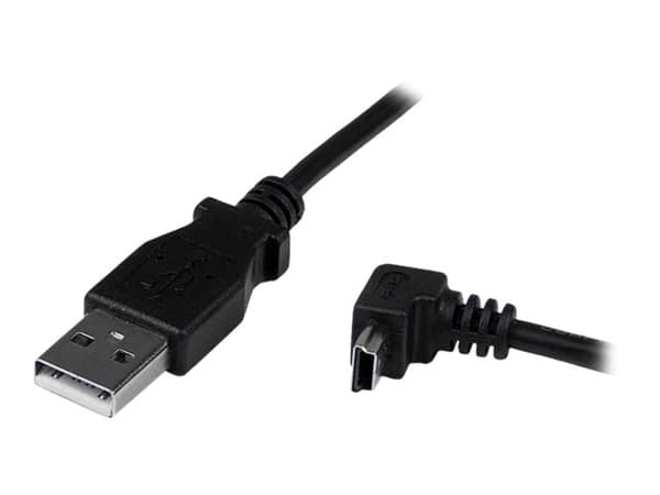 StarTech.com USBAMB2MD USB-kabel 2 m USB 2.0 USB A Mini-USB B Sort