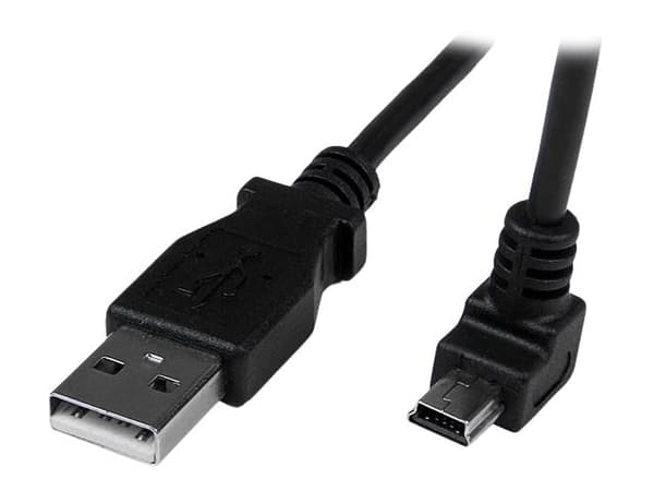StarTech.com USBAMB2MD USB-kabel 2 m USB 2.0 USB A Mini-USB B Sort