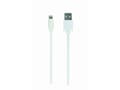 Miniatyrbild 3 av 5: Cablexpert - Lightning-kabel - USB hane till Lightning hane - 1 m - skärmad - vit
