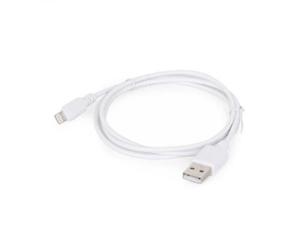 Cablexpert - Lightning-kabel - USB hane till Lightning hane - 1 m - skärmad - vit