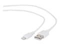 Miniatyrbild 2 av 5: Cablexpert - Lightning-kabel - USB hane till Lightning hane - 1 m - skärmad - vit