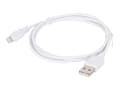 Miniatyrbild 1 av 5: Cablexpert - Lightning-kabel - USB hane till Lightning hane - 1 m - skärmad - vit