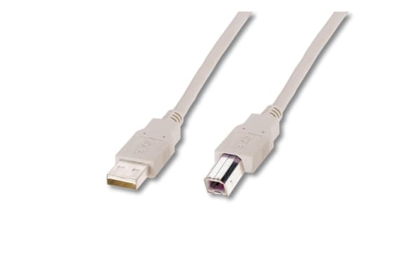 ASSMANN - USB-kabel - USB (hann) til USB-type B (hann) - USB 2.0 - 5 m - svart