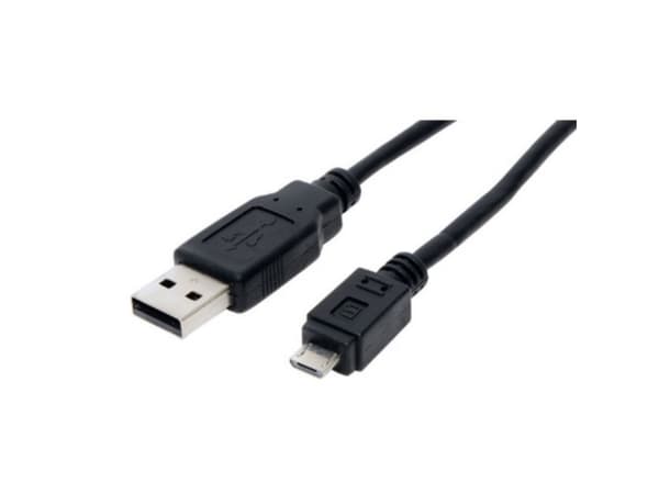 S/CONN 14-11055, 5 m, USB A, Micro-USB B, USB 2.0, 0,48 Gbit/s, Svart