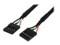 Pikkukuva 1 / 5: StarTech.com USBINT5PIN USB-kaapeli 0,5 m Musta