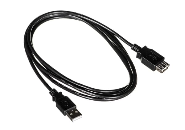 ASSMANN - USB-kabel - USB typ B (hane) till USB (hane) - USB 2.0 - 1 m - formpressad - svart