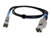 QNAP CAB-SAS10M-8644 - SAS ekstern kabel - SAS 12Gbit/s - 36 pin 4x Mini SAS HD (SFF-8644) (hann) til 36 pin 4x Mini SAS HD (SFF-8644) (hann) - 1 m -