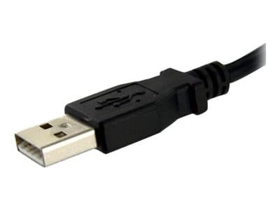 StarTech.com USBPNLAFAM2 USB-kaapeli 0,6 m USB 2.0 USB A Musta