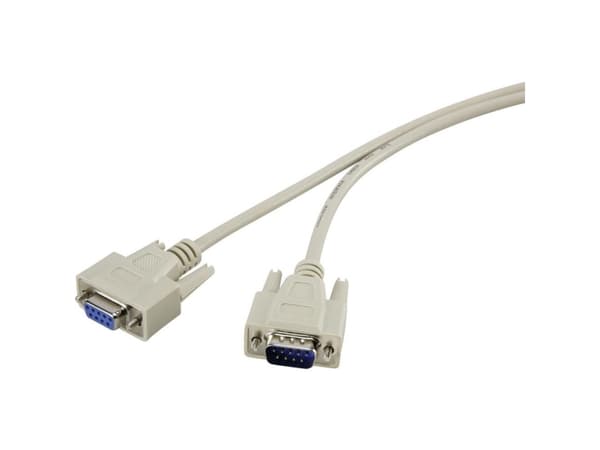Renkforce RF-4218654, 3 m, VGA (D-Sub), VGA (D-Sub), Hankjønn, Hunkjønn, Hvit