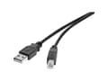 Miniatyrbild 2 av 5: Renkforce RF-4463070, 1 m, USB A, USB B, USB 2.0, 0,48 Gbit/s, Svart