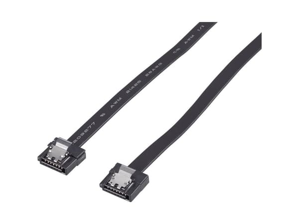 Renkforce RF-4174584, 0,5 m, SATA III, SATA 7-pin, SATA 7-pin, Hankjønn/hankjønn, Svart