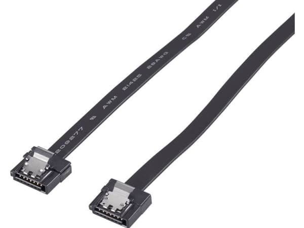 Renkforce RF-4174584, 0,5 m, SATA III, SATA 7-pin, SATA 7-pin, Hankjønn/hankjønn, Svart
