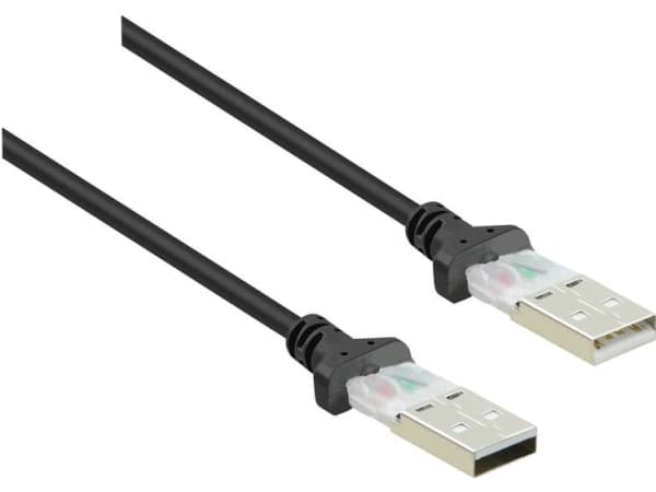 Renkforce RF-4463028, 1 m, USB A, USB A, USB 2.0, 0,48 Gbit/s, Svart
