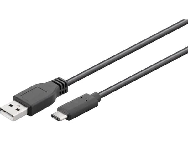 Goobay 55468, 1,8 m, USB C, USB A, USB 2.0, 480 Mbit/s, sortering
