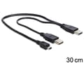 Miniatyrbild 3 av 5: DeLOCK - USB-kabel - USB (han) til USB, mini-USB typ A (han) - 30 cm