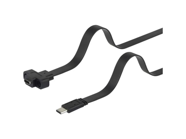 Renkforce RF-3415030, 0,25 m, USB C, USB C, USB 3.2 Gen 1 (3.1 Gen 1), 10 Gbit/s, Svart