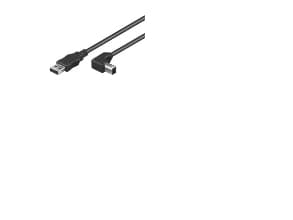 Goobay 93017, 1 m, USB A, USB B, USB 2.0, 0,48 Gbit/sek., Sort