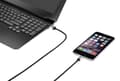 Miniatyrbilde 2 av 5: Renkforce RF-3969327, 0,5 m, Lightning, USB A, Hankjønn, Hankjønn, Sort