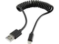 Miniatyrbilde 5 av 5: Renkforce RF-4087422, 0,95 m, Lightning, USB A, Hankjønn, Hankjønn, Svart