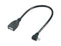 Pikkukuva 1 / 3: Renkforce Usb Cable Usb 2.0 Usb-Micro-B Plug, Usb-A Socket 10.00 Cm Black