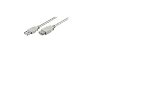 Goobay 68717, 5 m, USB A, USB A, USB 2.0, Hane/Hona, Grå