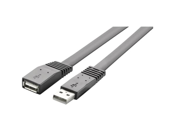 Renkforce RF-4087404, 1 m, USB A, USB A, USB 2.0, 0,48 Gbit/s, Svart