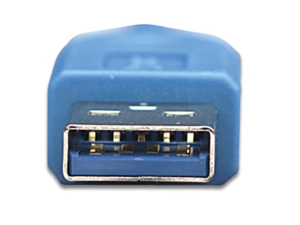 Techly ICOC-U3-AA-005-EX, 0,5 m, USB A, USB A, USB 3.2 Gen 1 (3.1 Gen 1), 5 Gbit/s, Blå