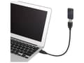 Miniatyrbild 3 av 4: Renkforce USB-kabel USB 2.0 USB-A hane, USB-A hona 16,00 cm Svart flexibel svanhalskabel, guldpläterade kontakter RF-3999453