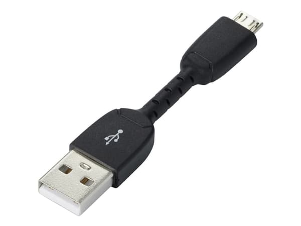 Renkforce RF-3346626, USB A, Micro-USB B, USB 2.0, 0,48 Gbit/s, Sort