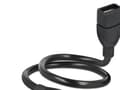 Miniatyrbild 3 av 5: Delock ShapeCable - USB-förlängningskabel - USB (hona) till USB (hane) - 35 cm - svart