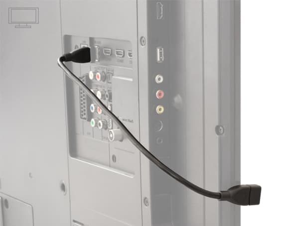 Delock ShapeCable - USB-förlängningskabel - USB (hona) till USB (hane) - 35 cm - svart