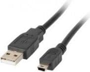 Lanberg CA-USBK-11CC-0018-BK, 1,8 m, Mini-USB A, USB A, 2.0, 480 Mbit/s, Lajittelu