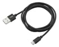 Miniatyrbild 1 av 5: Ansmann 1700-0076, 1,2 m, USB A, Micro-USB B, Hane/Hane, 0,48 Gbit/s, Svart