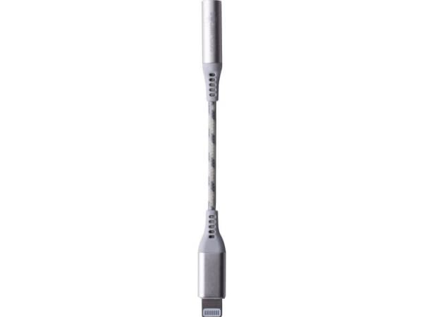 Boompods Apple iPad/iPhone/iPod Tilslutningskabel [1x Jacktilslutning 3,5 mm - 1x Apple Lightning-stik] 1.50 m Titan