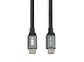 Miniatyrbild 4 av 5: iBOX - USB-kabel - 24 pin USB-C (hane) till 24 pin USB-C (hane) - USB 3.1 Gen 2 - 5 A - 1 m - svart