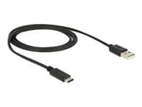 Delock - USB-kabel - 24 pin USB-C (han) til USB (han) - USB 2.0 - 1 m - sort
