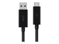 Miniatyrbild 2 av 5: Belkin 3.1 USB-A- till USB-C-kabel - USB-kabel - USB Typ A (han) till USB-C (han) - USB 3.1 - 91,4 cm - sort