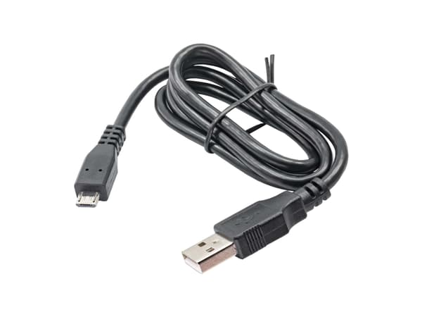 Akyga AK-USB-21 - USB-kabel - USB (hane) till mikro-USB typ B (hane) - 1 m - svart
